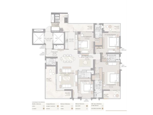 Trump Tower 2 Floor Plan